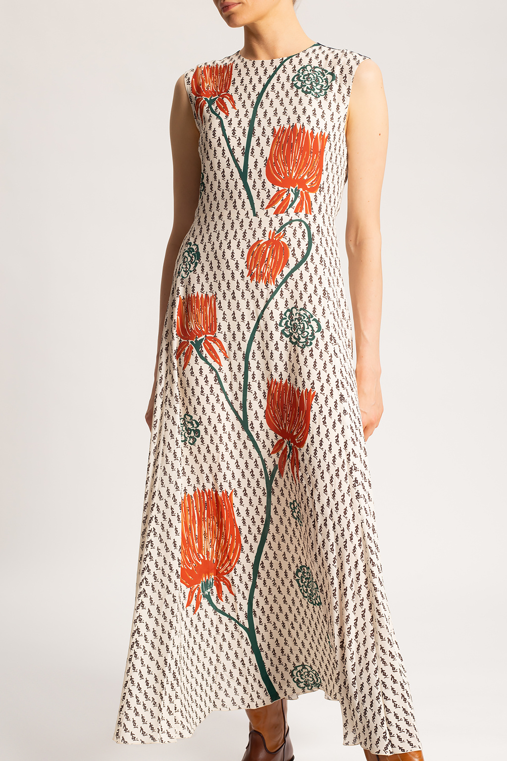 Chloé see by chloe cotton voile midi dress